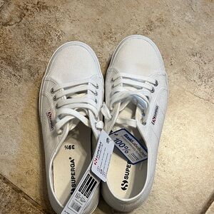 Superga White Cotu Classic Sneakers